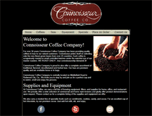 Tablet Screenshot of connoisseurcoffeeco.com